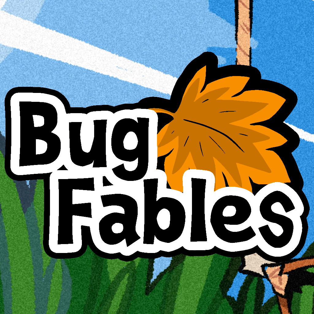 An icon presenting the words 'Bug Fables'.